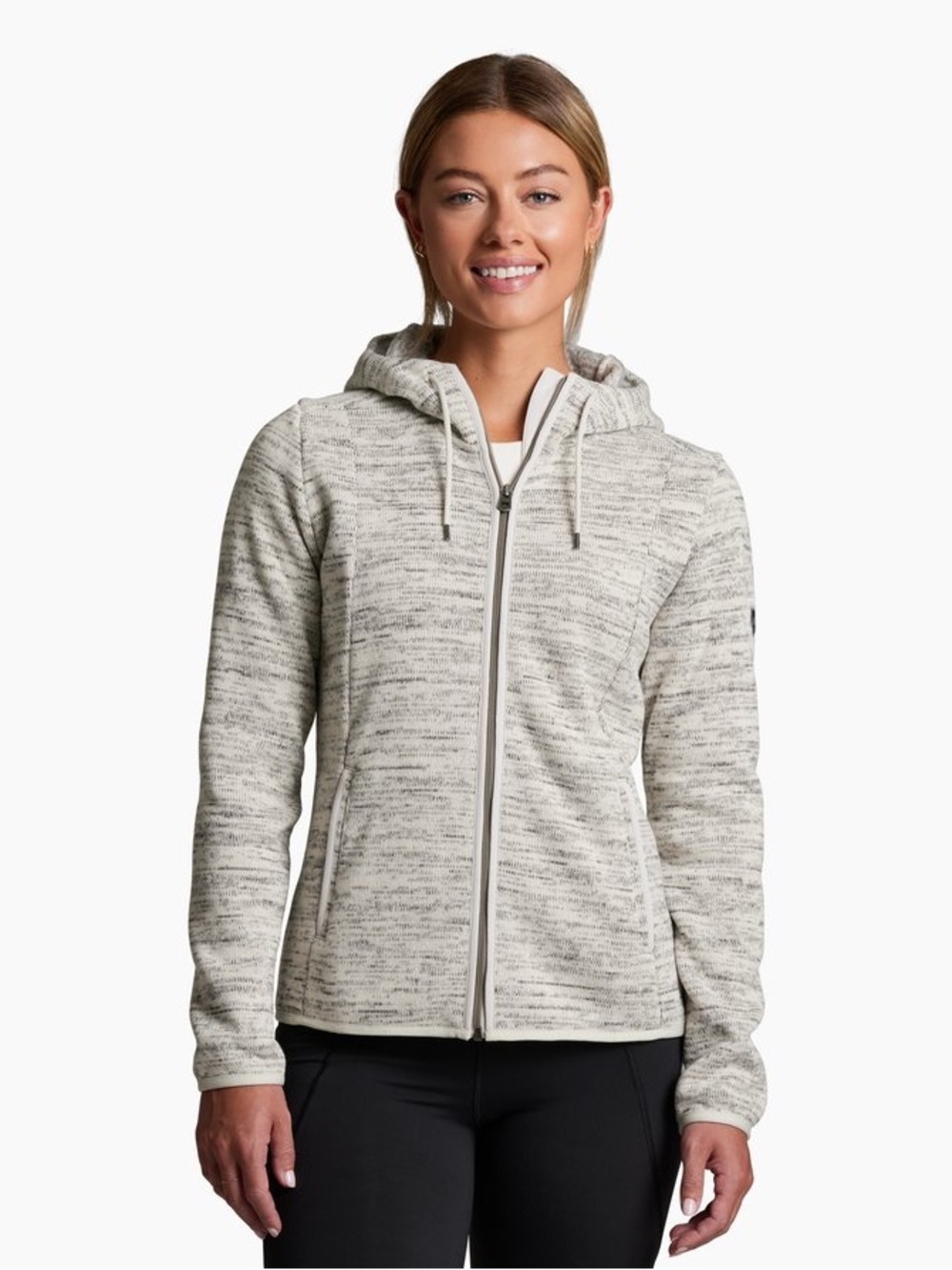 Kuhl Ascendyr Hoody Color Ash. Zip-Up. Hiking Outdoor Tech. Zippered Pockets. XL